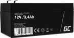 Green Cell 12V 3.4Ah VRLA AGM Batterie