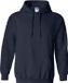 Gildan Zware Blend Volwassen Unisex Hooded Sweatshirt / Hoodie (Marine)