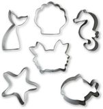Papierdrachen 6 Koekjesvormpjes Onderwaterwereld
