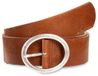 Tom Tailor - TTRUBY leren riem met ovale gesp - Maat 75 - light brown uni
