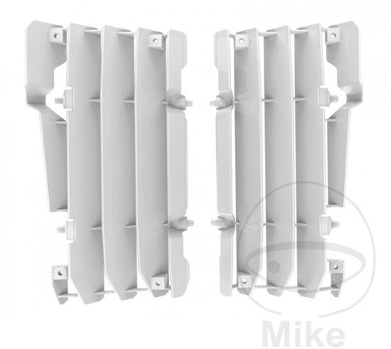 Polisport Grille protection radiateur blanc pour moto Beta 250 RR Enduro 2T 2013 à 2019