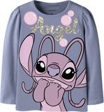 NAME IT Meisjes NMFFUFU STITCH LS TOP BOX WDI Lange mouwen shirts - Paars - Maat 104
