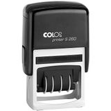 COLOP DATOR printer S260 met tekst "Recu le", blauw-rood