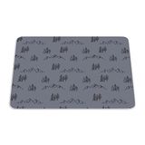 Bonamaison Muismat, rechthoekig, digitaal bedrukt, antislip onderkant, voor kantoor en thuis, afmetingen: 22 x 18 cm