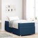 vidaXL Bedframe Blauw Stof 90 x 200 cm
