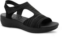 Jana Dames Coshy Adventure Sandalen Zwart