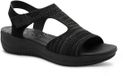 Jana Dames Coshy Adventure Sandalen Zwart