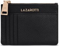 Lazarotti Bologna Leren sleutelhanger Kaarthouder leer 11,5 cm met air tag compartiment - black