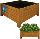 KOTARBAU® Houten Plantenbak, Kiefernhout, 60 x 60 x 30 cm, Eik