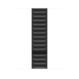 Apple Leather Link Band Noir Cuir 44mm