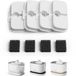 PETLIBRO Fontaine à eau Chat Filtre, Lot de 4 filtres de remplacement pour fontaine à eau pour chat Dockstream PLWF005, PLWF115, PLWF105, Filtre avec filtration verticale pour fontaine à eau pour chat