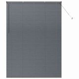 vidaXL - Venetiaanse jaloezie - Donkergrijs - 220 x 155 cm - 25 mm Aluminium