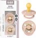 BIBS Colour Fopspeen - 0-6 mnd - 2-pack - Ronde speen - Jasmine Blush