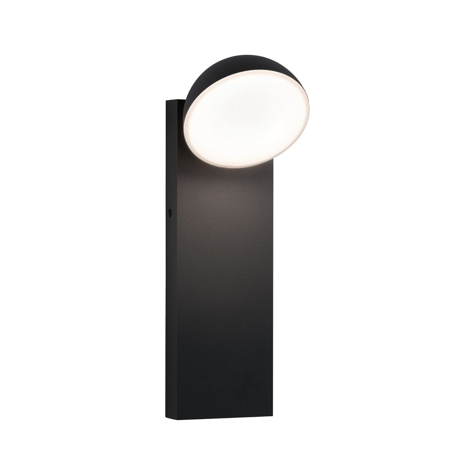 Paulmann Puka LED Wandarmatuur Buiten - Rond - 8.5W - 3000K - Antraciet