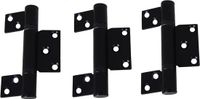Henderson SF5B beslag pour porte pliante Securefold jeu de charnières intérieur ouverture noir C52.00170