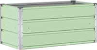 vidaXL Plantenbak Pastelgroen 100 x 50 x 45 cm Staal