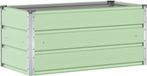 vidaXL Plantenbak Pastelgroen 100 x 50 x 45 cm Staal