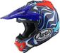 Arai MX-V EVO Stream Bleu Casque de motocross - Taille S - Casque