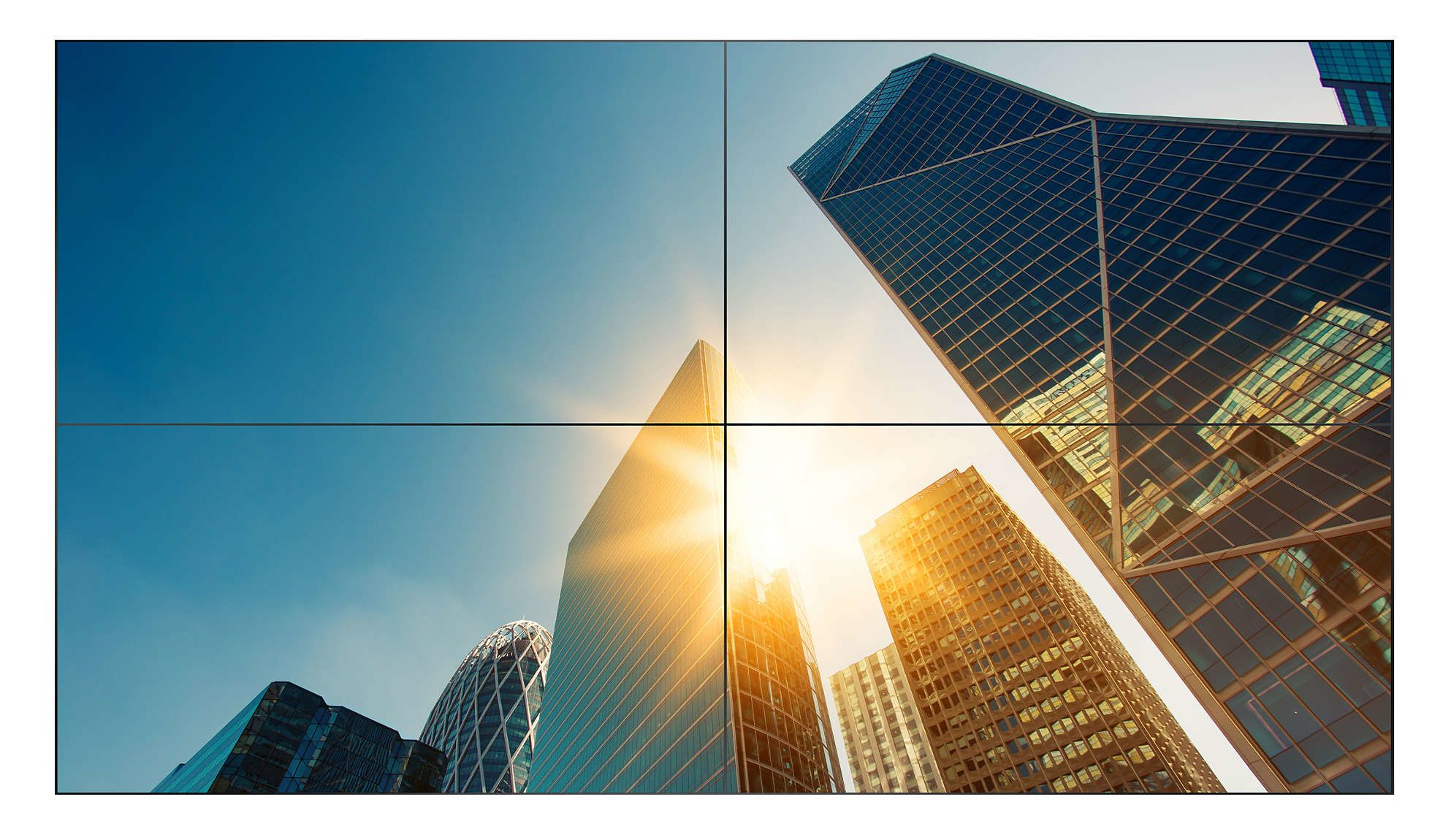 Philips X-Line 55" Full HD LED Videowall Display - 700 cd/m² - Black