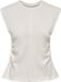ONLY Blouses Filles ONLMARIE S/L RUCHING TOP JRS - Cloud Dancer