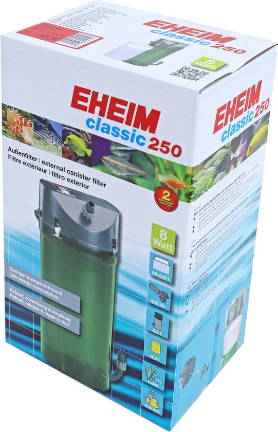 Externe en canister-aquariumfilters