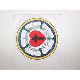AZ FLAG Vlag Lutheranisme 90x90 cm Polyester 100D Mouw