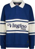 Vingino Kieran Polo garçon manches longues Coton Navy Peony taille 152