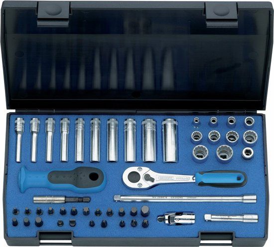 Gedore Dopsleutelset 1/4" 49-delig