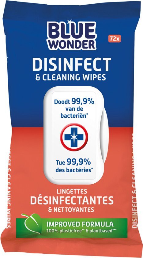 Blue Wonder disinfect &amp; cleaning wipes