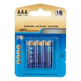 Alkaline batterij LR03 (AAA) 1,5 V, 4 stuks