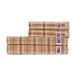 Lexington Serviette checked Lexington, 4 pièces Beige-gris, 2 pièces 50x70 cm, 2 pièces 70x30 cm
