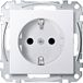 Merten MEG2300-0419 Wandcontactdoos System M Polar-wit