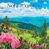 North Brown Trout North Carolina Wild & Scenic 2027 12 X 24 Inch (Hanging) Monthly Square Wall Calendar Plastic-Free