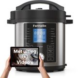 Fornello Rijstkoker met stomer - Keramisch - Inc. Uitlegvideo's - PFAS vrij - Rice cooker