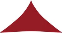 vidaXL Zonnescherm driehoekig 5x5x6 m oxford stof rood