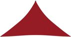 vidaXL Zonnescherm driehoekig 5x5x6 m oxford stof rood