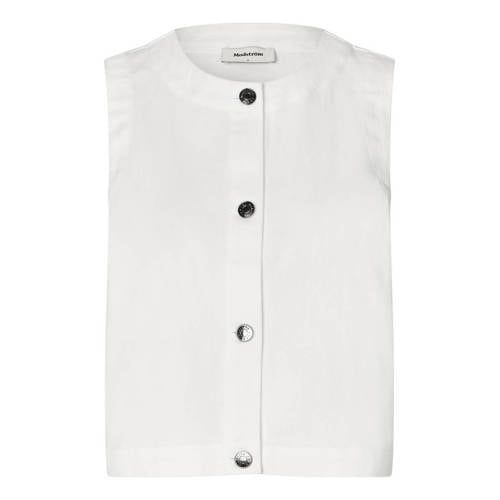 Modström denim top ecru