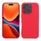 kwmobile telefoonhoesje geschikt voor Apple iPhone 16 Pro - Hoesje voor smartphone - Back cover in neon roze