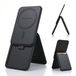 Remodius FoldStand, MagSafe Telefoonhouder en Pasjeshouder in Één, Opvouwbare Telefoonstandaard met 4 Kijkstanden, 2 Pasjes, Geschikt voor iPhone 12-17 en Alle Telefoons (Metalen Ring Inbegrepen), Zwart