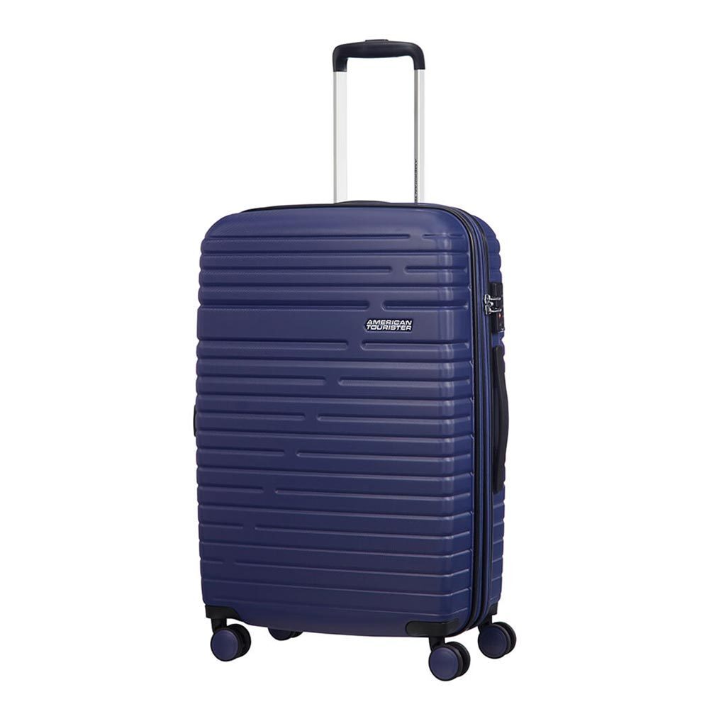 American Tourister Aero Racer Spinner 68 Expandable nocturne blue Harde Koffer Blauw