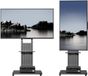 Sol - TV - Support sur roulettes - Support TV vertical rotatif - Support pour écrans de 32-65 pouces - Charge max. 50 kg - Réglable en hauteur