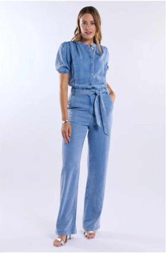 Freebird Jewel Ss Jumpsuit Donkerblauw XL