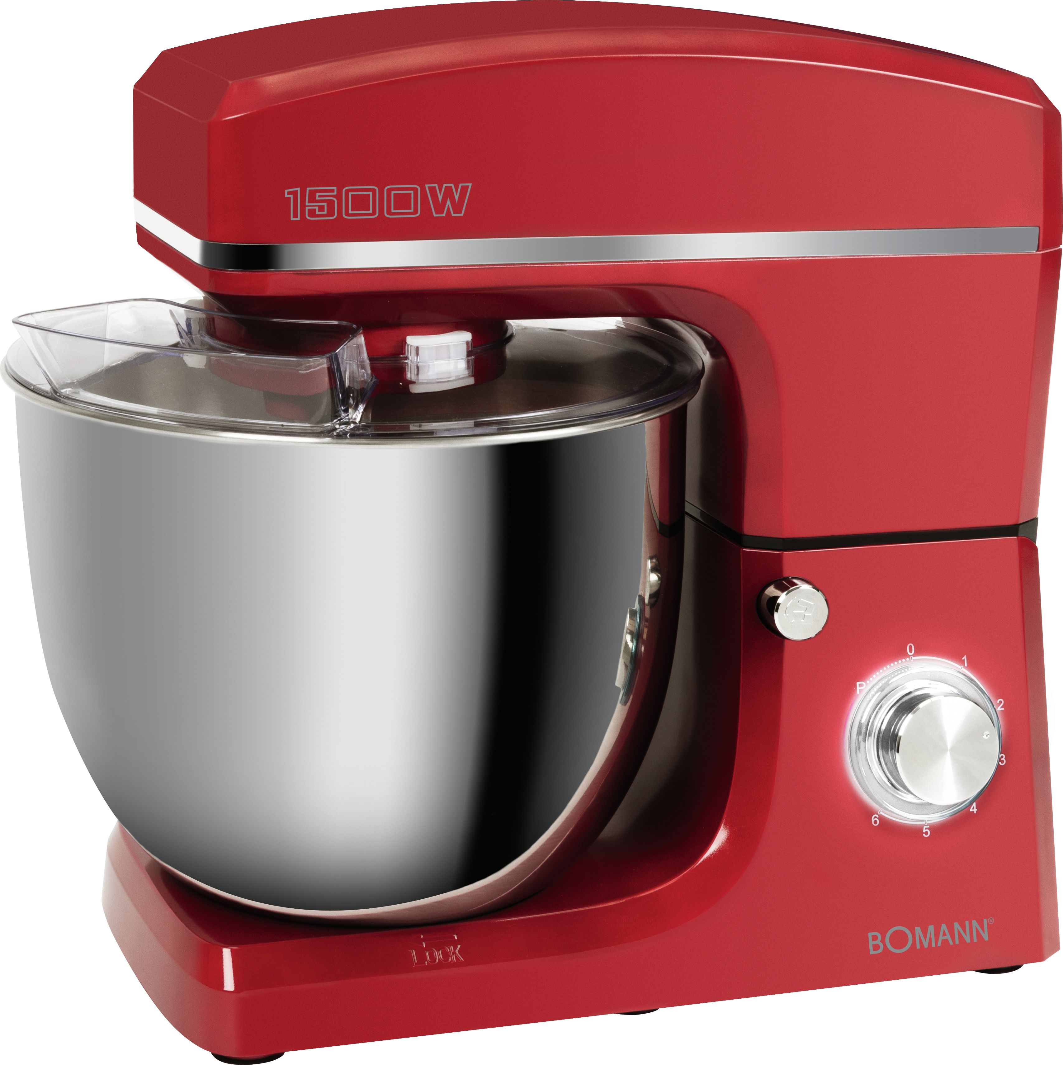 Bomann KM 6036 CB Keukenmachine - 1500W - 10L - Rood
