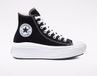 Converse Chuck Taylor All Star Move Zwart - Wit Sneakers Unisex Maat 37.5