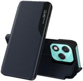 Techsuit Hoesje geschikt voor HONOR 400 Lite - eFold Book Case - Donkerblauw