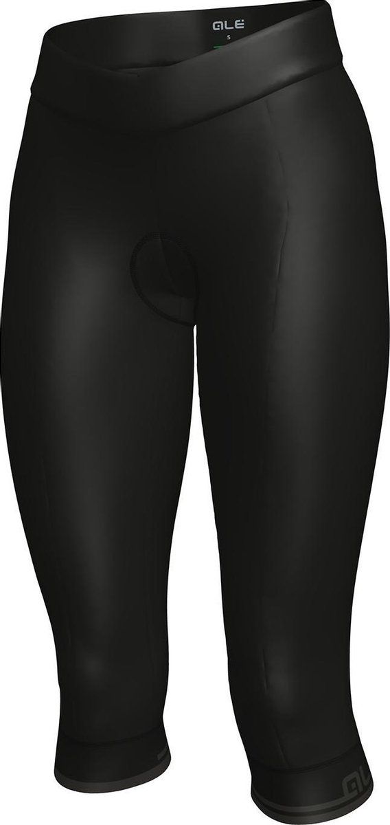 Ale Dames Collant Solid Classico 3/4 - Zwart - XL