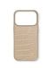 iDeal of Sweden Vegan Leather Case met magnetische ring geschikt voor iPhone 17 Pro Max Warm Beige Croco