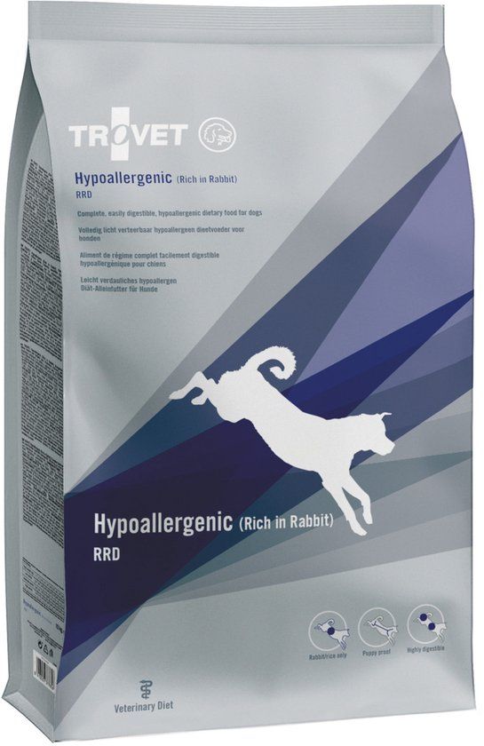 Trovet Rrd Hypoallergenic Dog - Hondendieetvoer - Konijn 10 kg
