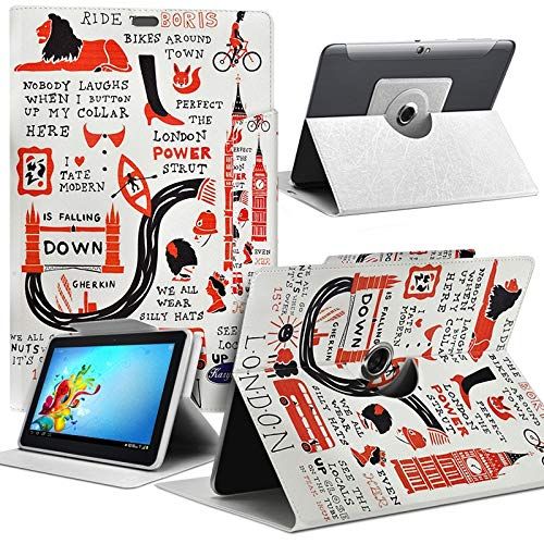 KARYLAX Beschermhoes motief MV02 Universal L voor Tablet Xgody T1002 10.6