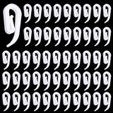ANSIO® Gordijnhaken 100 stuks potloodplooi gordijnhaken kunststof voor deurgordijn, raamgordijnen afmeting 2,8 cm x 1,2 cm